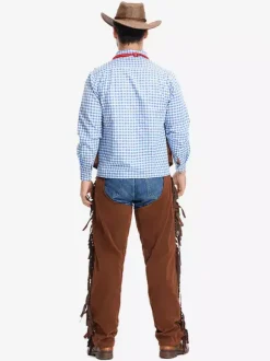 Halloween Halloween Costumes Coffee Brown Men's Burlesque Hat Top Polyester Set Holidays Costumes