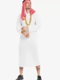 Halloween Halloween Costumes White Adult's Burlesque Clothes Headwear Polyester Mardi Gras Set Holidays Costumes