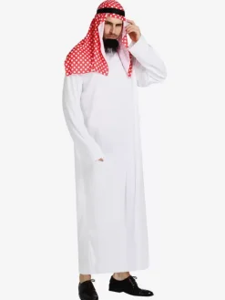 Halloween Halloween Costumes White Adult's Burlesque Clothes Headwear Polyester Mardi Gras Set Holidays Costumes