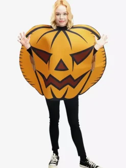 Halloween Pumpkin Character Costume Stage Performance Outfit For Adults