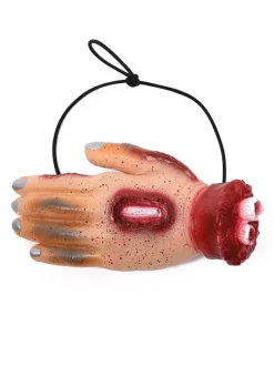 Halloween Scary Decorations For Adult Light Gray Polyester Fiber Devil Headwear Holiday Decorations