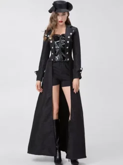 Halloween Steampunk Costumes Merchandise Holidays Costumes Retro Black Outer