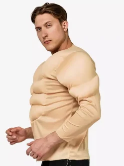 Halloween Adult muscle wear muscular man T-shirt