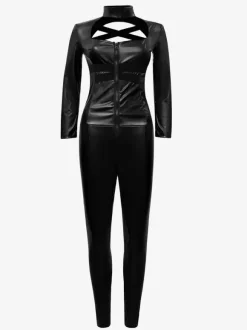 Halloween Carnival Halloween Costumes Black Catgirl Costumes