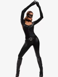 Halloween Carnival Halloween Costumes Black Catgirl Costumes