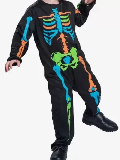 Halloween Costumes For Kids Black Polyester Jumpsuit Holiday Costume Full Set