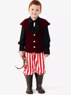 Halloween Costumes For Kids Coffee Brown Halloween Polyester Set Kid's Shirt Pants