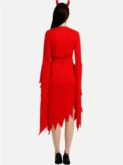Halloween Costumes Holidays Merchandise Holidays Costumes Christmas Sexy Red Polyester Fiber
