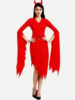 Halloween Costumes Holidays Merchandise Holidays Costumes Christmas Sexy Red Polyester Fiber