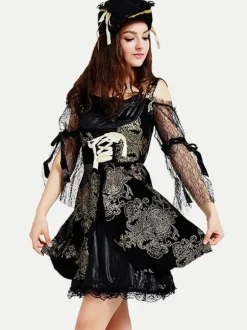 Halloween Costumes Holidays Merchandise Holidays Costumes Halloween Sexy Black Polyester Fiber