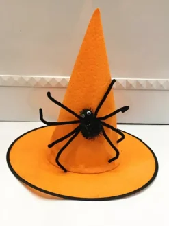 Halloween Decorations Red Plastic Mage Hat Holiday Decorations