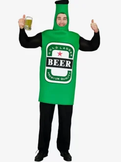 Halloween Funny Beer Bottle One Piece Halloween Costume for Oktoberfest Party