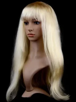 Halloween Hair Wigs Purple Long Straight Carnival Wigs