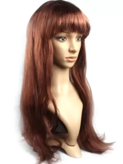 Halloween Hair Wigs Purple Long Straight Carnival Wigs