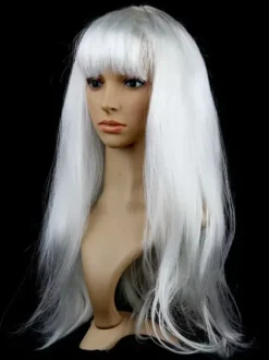 Halloween Hair Wigs Purple Long Straight Carnival Wigs