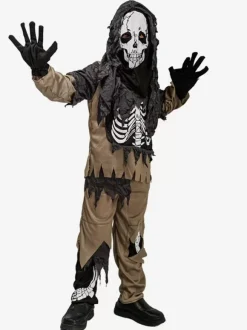 Halloween Kids Halloween Costumes Coffee Brown Halloween Set Kid's Polyester Pants Top