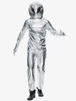 Halloween new alien roaming space party costume funny UFO astronaut