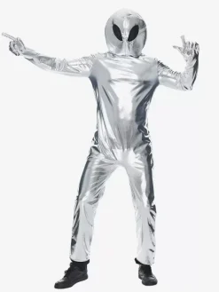 Halloween new alien roaming space party costume funny UFO astronaut