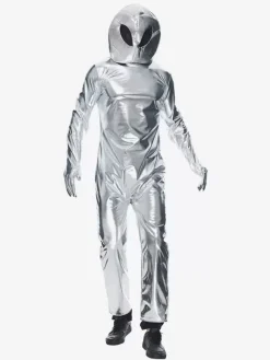 Halloween new alien roaming space party costume funny UFO astronaut