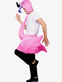 Halloween Pink Flamingo Stage Performance Costume Carnival Funny Party Costume