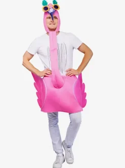 Halloween Pink Flamingo Stage Performance Costume Carnival Funny Party Costume