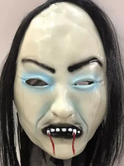 Halloween Scary Mask For Adult Human Face Decorations Polyester Fiber Holiday Decorations
