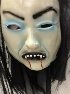 Halloween Scary Mask For Adult Human Face Decorations Polyester Fiber Holiday Decorations