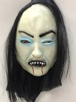 Halloween Scary Mask For Adult Human Face Decorations Polyester Fiber Holiday Decorations