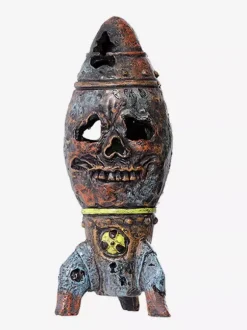 Halloween Skull Bomb Prop Resin Steampunk Nuclear Warhead