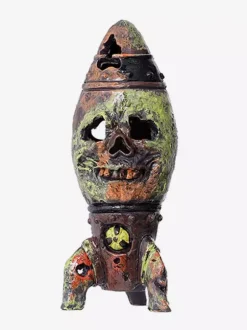 Halloween Skull Bomb Prop Resin Steampunk Nuclear Warhead