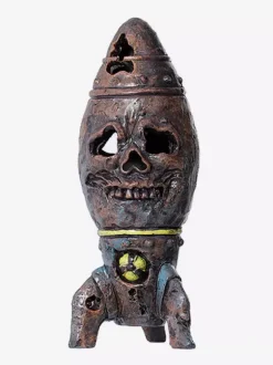 Halloween Skull Bomb Prop Resin Steampunk Nuclear Warhead