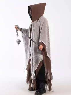 Halloween Tattered Ghost Cape Scary Costume