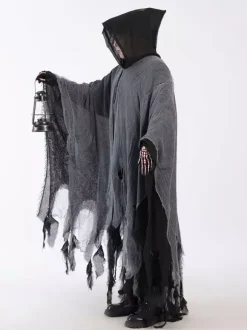 Halloween Tattered Ghost Cape Scary Costume