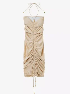 Halter Bodycon Dress Sexy Cutout Club Midi Dress For Women 2026