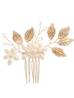 Handmade Headpieces Wedding Comb Metal Hair Accessories For Bride