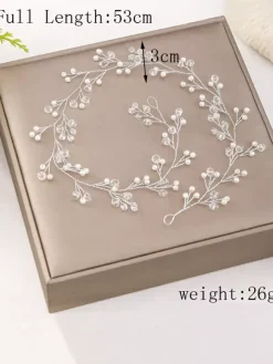 Handmade Wedding Headpieces Headwear Metal Hair Accessories For Bride