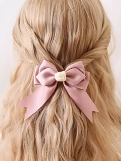 Headdress Sweet Lolita Accessories Pink Bows Headwear