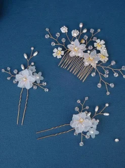 Headpiece Wedding Comb Metal Hair Accessories For Bride