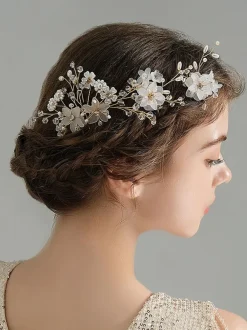 Headpiece Wedding Comb Metal Hair Accessories For Bride