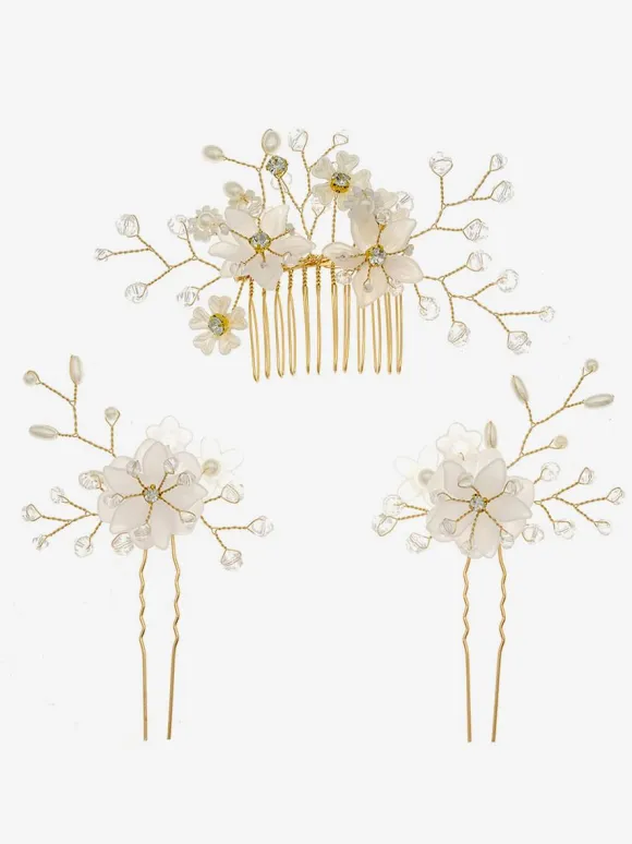 Headpiece Wedding Comb Metal Hair Accessories For Bride