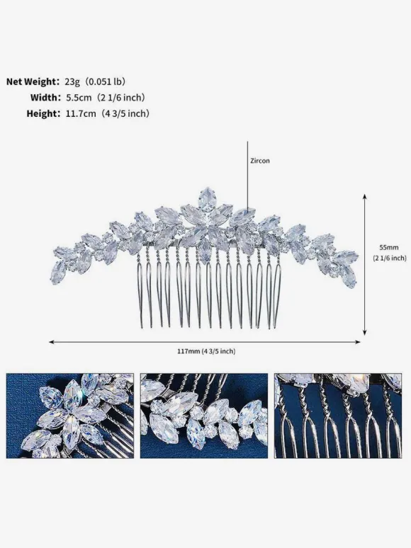 Headpiece Wedding Comb Metal Bridal Hair Accessories