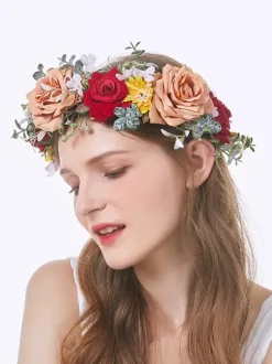 Headpiece Wedding Corduroy Bridal Hair Accessories