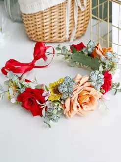Headpiece Wedding Corduroy Bridal Hair Accessories