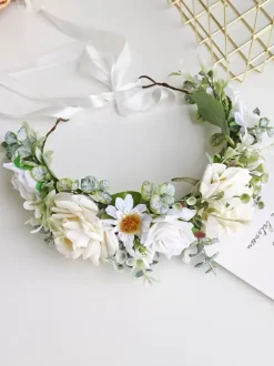 Headpiece Wedding Corduroy Bridal Hair Accessories