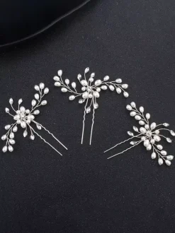 Headpieces Wedding Hairpin Pearl Rhinestone Bridal Hair Accessories