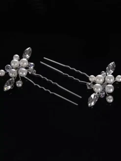 Headpieces Wedding Headwear Pearl Metal Bridal Hair Accessories
