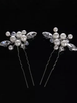 Headpieces Wedding Headwear Pearl Metal Bridal Hair Accessories