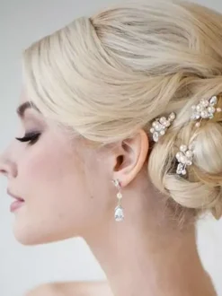 Headpieces Wedding Headwear Pearl Metal Bridal Hair Accessories