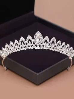 Headpiece Wedding Tiara Metal Rhinestone Bridal Hair Accessories