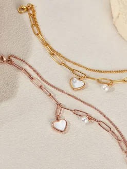 Heart-shaped Pearl Oysters Bracelet For Women 2026